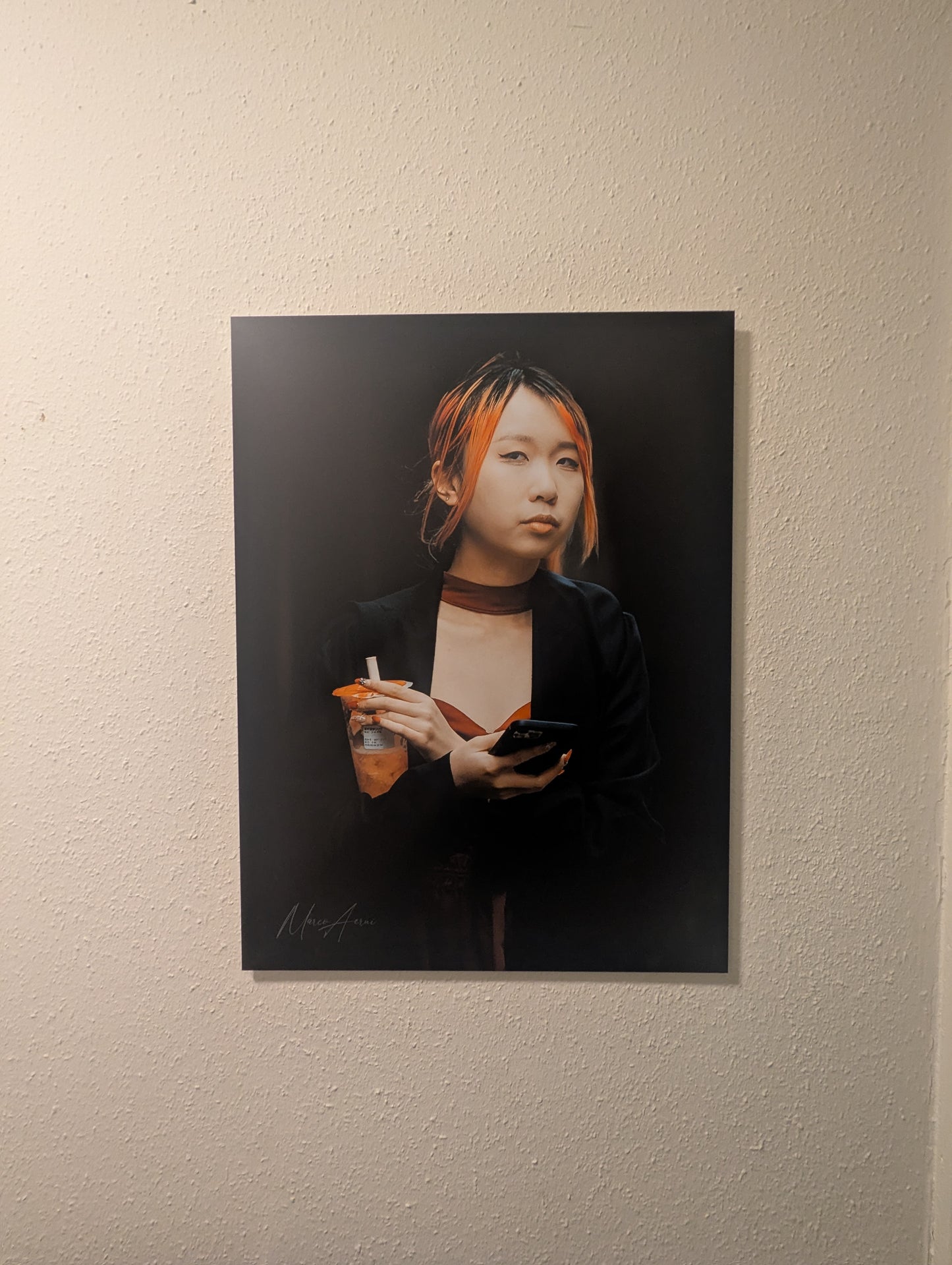 Miss Bubbletea 45x60cm